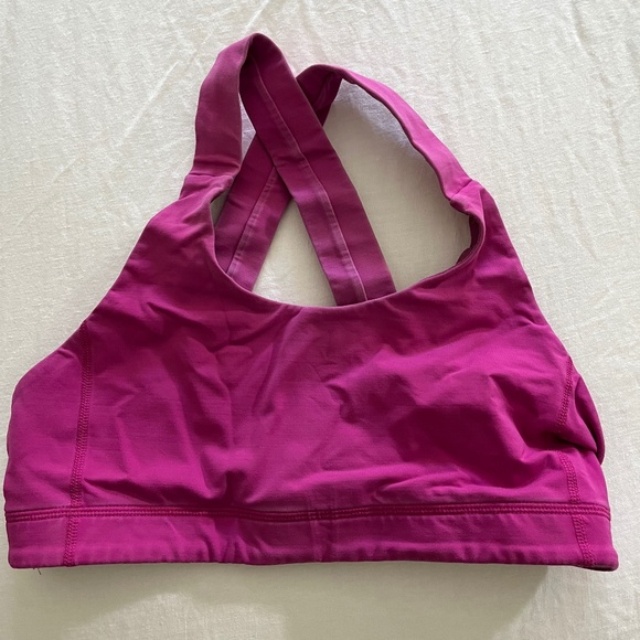 Lululemon All Sport Bra Magenta Size 8 - Picture 1 of 3